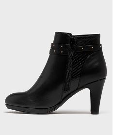 bottines a talon avec en suedine femme - valentina baldano noir vifH331201_3