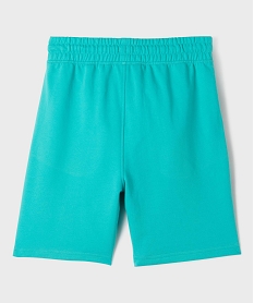 bermuda en maille a taille elastiquee garcon bleu standardH332901_3