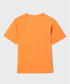tee-shirt manches courtes avec motif garcon orange standard tee-shirtsH333101_3