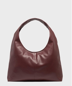 GEMO Sac cabas souple porté épaule femme Rouge