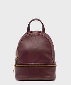 GEMO Sac à dos format compact femme Rouge