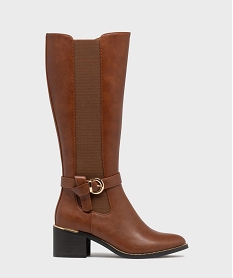 GEMO Bottes avec bande élastique sur le côté femme - Valentina Baldano Brun