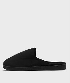 chaussons mules en velours avec semelle tartan homme - isotoner noir standardH347601_3