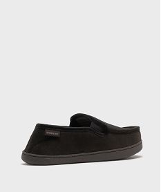 chaussons en velours forme mocassins homme - isotoner grisH348201_4