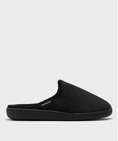 GEMO Chaussons mules semelle à motif léopard femme - Isotoner noir standard