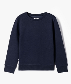 GEMO Sweat avec intérieur molletonné garçon Bleu