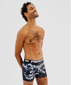 GEMO Boxer microfibre douce imprimée Batman homme - Freegun noir standard