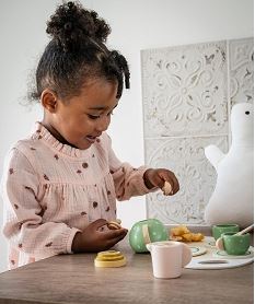 GEMO Blouse en gaze de coton à motifs fleuris bébé fille rose standard