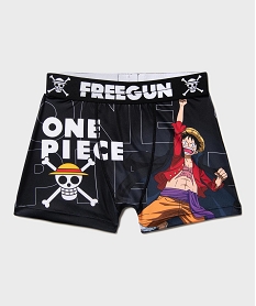GEMO Boxer en microfibre ultra stretch imprimée garçon - Freegun x One Piece Noir