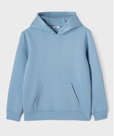 GEMO Sweat molletonné à capuche garçon Gris