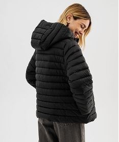 doudoune legere a capuche femme grande taille noir standard vestesI794601_3