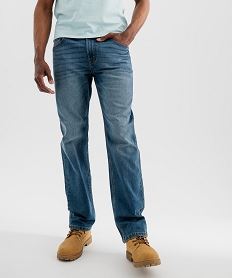 jean regular en denim stretch homme bleuI797001_4