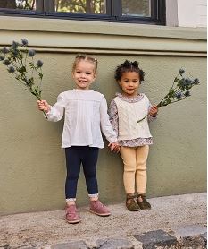 GEMO Legging réversible bébé fille - LuluCastagnette Bleu