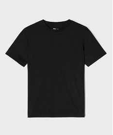 GEMO Tee-shirt manches courtes avec motif streetwear garçon noir standard
