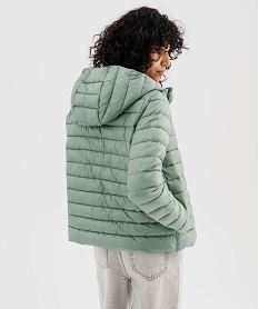 doudoune legere a capuche femme vert standard manteauxI807001_3