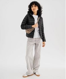 doudoune legere a capuche femme noir standard manteauxI807201_4