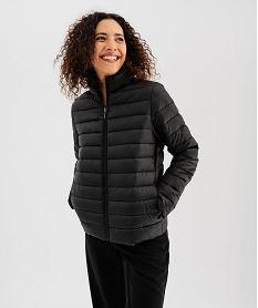 doudoune legere avec col montant femme noir standard manteauxI807801_2