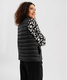 doudoune fine sans manches a col montant femme noir standard manteauxI808601_4