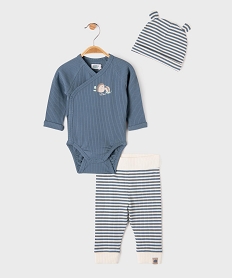 GEMO Ensemble évolutif 3 pièces bébé bleu standard