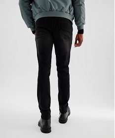 jean neige coupe slim extensible homme noir vifI829501_3