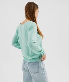 pull col v en fine maille fluide femme vert standard pullsI834501_3
