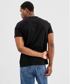 tee-shirt manches courtes col tunisien homme noir standard tee-shirtsI838301_3