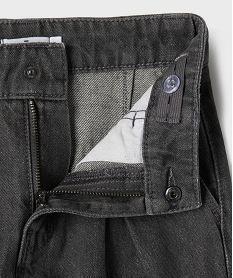 jean wide leg a pinces avec taille ajustable fille gris standard jeansI844301_3