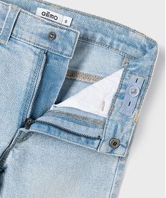 jean flare a taille reglable en denim extensible fille bleu jeansI847801_2
