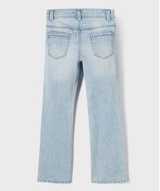 jean flare a taille reglable en denim extensible fille bleu jeansI847801_3