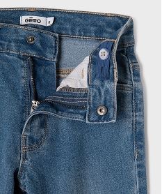 jean flare a taille reglable en denim extensible fille bleu stone jeansI848001_2
