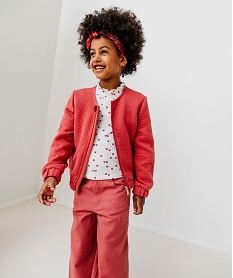 pantalon wide leg avec taille ajustable fille rose pantalonsI848401_4