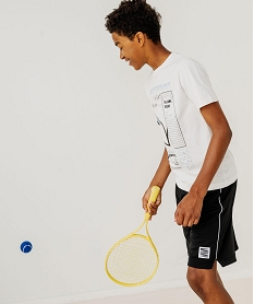 GEMO Short de sport avec taille ajustable garçon noir standard