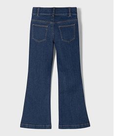 jean flare taille ajustable en coton stretch fille bleu standard jeansI855301_4