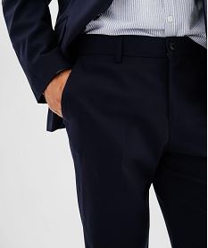 pantalon de costume coupe droite homme bleuI855901_2