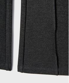 pantalon en maille coupe flare fille gris standard pantalonsI856901_3