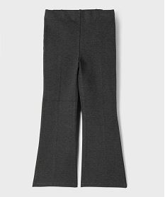 pantalon en maille coupe flare fille gris standard pantalonsI856901_4