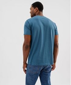 tee-shirt a manches courtes et col rond homme bleuI862101_3