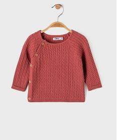 GEMO Gilet brassière avec fermeture latérale bébé Rose