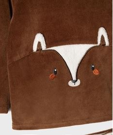 pyjama en velours 2 pieces a motif renard bebe garcon marron standardI874101_3