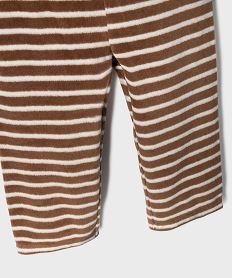 pyjama en velours 2 pieces a motif renard bebe garcon marron standardI874101_4