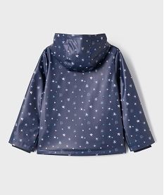 impermeable a capuche chaud imprime cœurs fille bleuI878101_4