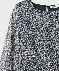 robe en voile a manches longues fille bleuI878501_2