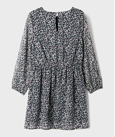 robe en voile a manches longues fille bleuI878501_3