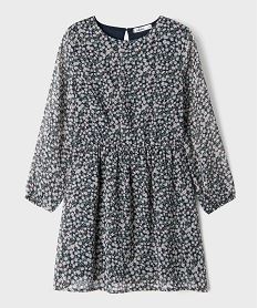 robe en voile a manches longues fille bleuI878501_4