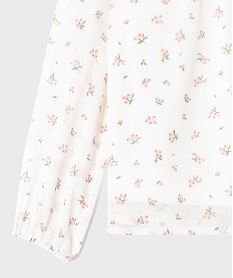 blouse en voile a manches longues fille blancI878901_2