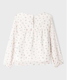 blouse en voile a manches longues fille blancI878901_3
