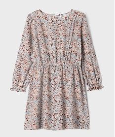robe a manches longues a motifs fleuris fille - lulucastagnette multicoloreI879301_2
