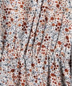 robe a manches longues a motifs fleuris fille - lulucastagnette multicoloreI879301_3