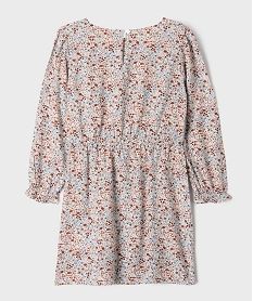 robe a manches longues a motifs fleuris fille - lulucastagnette multicoloreI879301_4