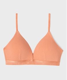 GEMO Soutien-gorge triangle à bonnets moussés sans armatures fille Orange